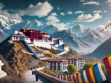 Tibet mit dem Potala-Palast