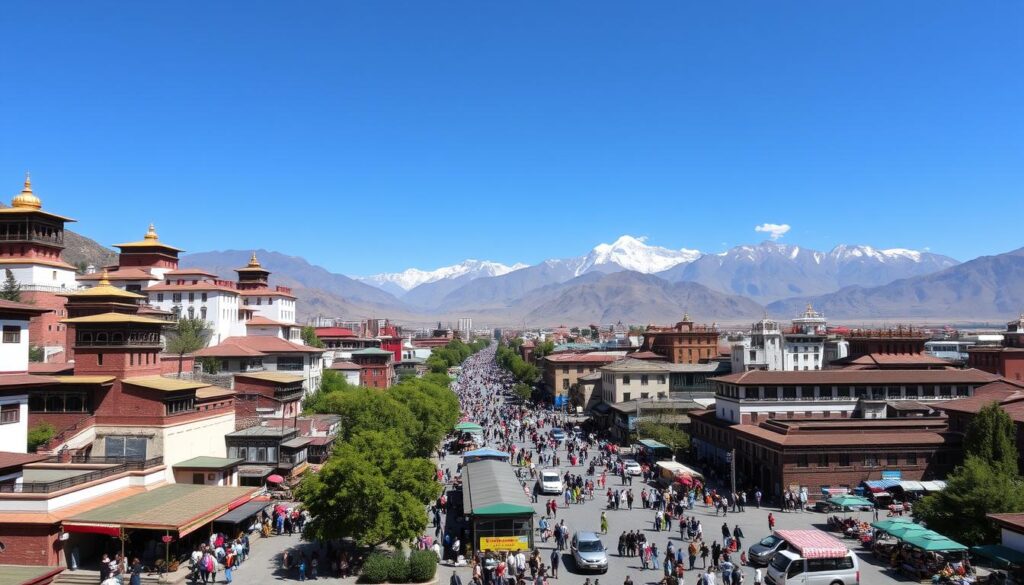 Urbanisierung in Lhasa