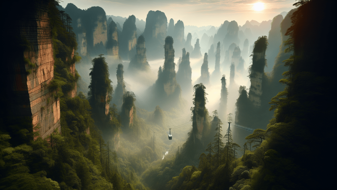 Besichtigung der Tianzi Berge in Zhangjiajie – Inspiration für den Film „Avatar“