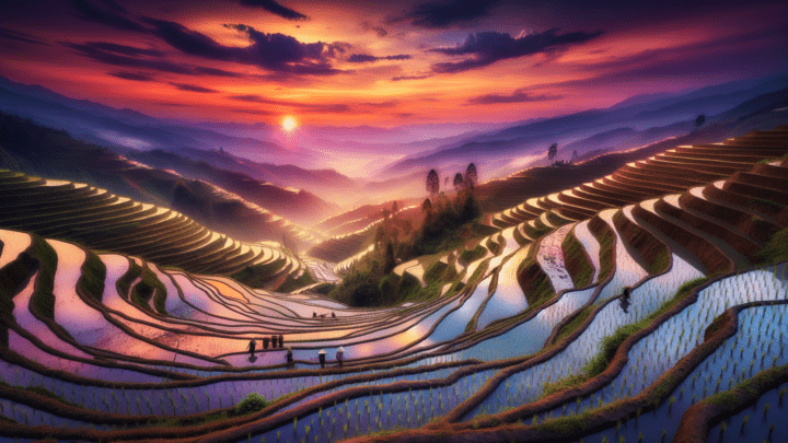 Besuch des Yuanyang Reisterrassen – UNESCO Weltkulturerbe mit malerischen Terrassen