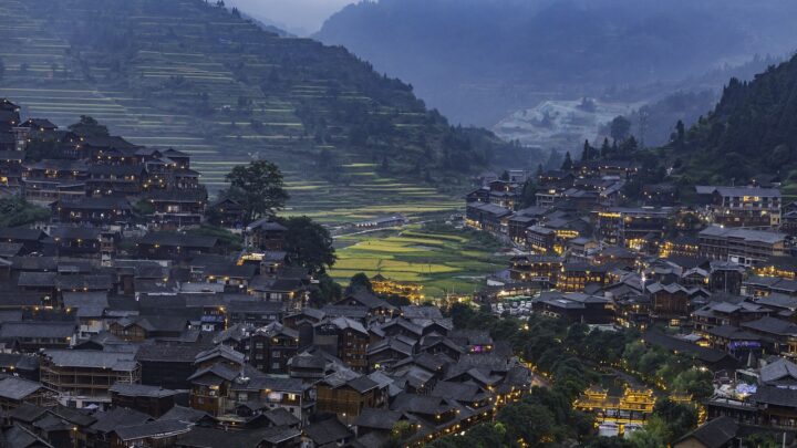 Das Straßenbild im Urlaubsland China