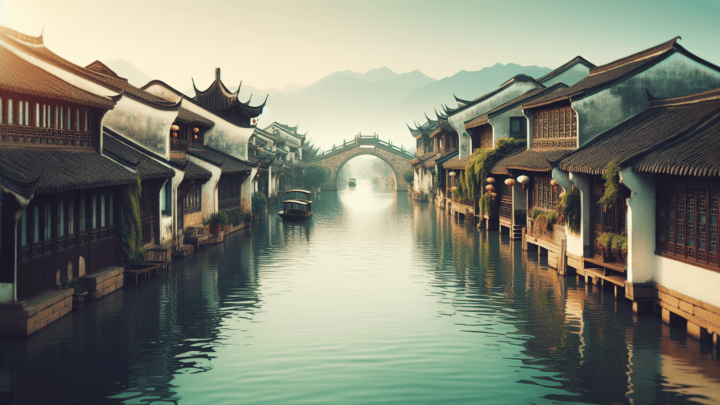 Erkundung der Wasserstadt Zhouzhuang – malerische Kanäle und Brücken