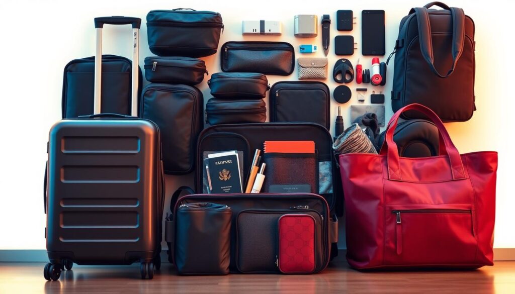 Gepäck und Organisation