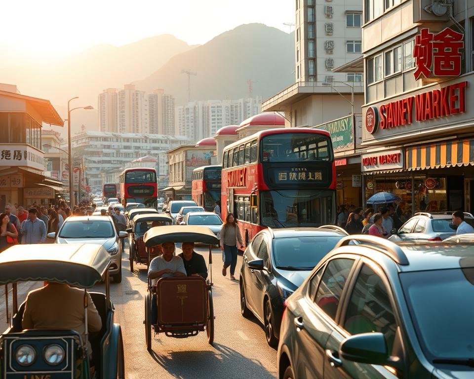 Anreise Stanley Market Verkehrsmittel
