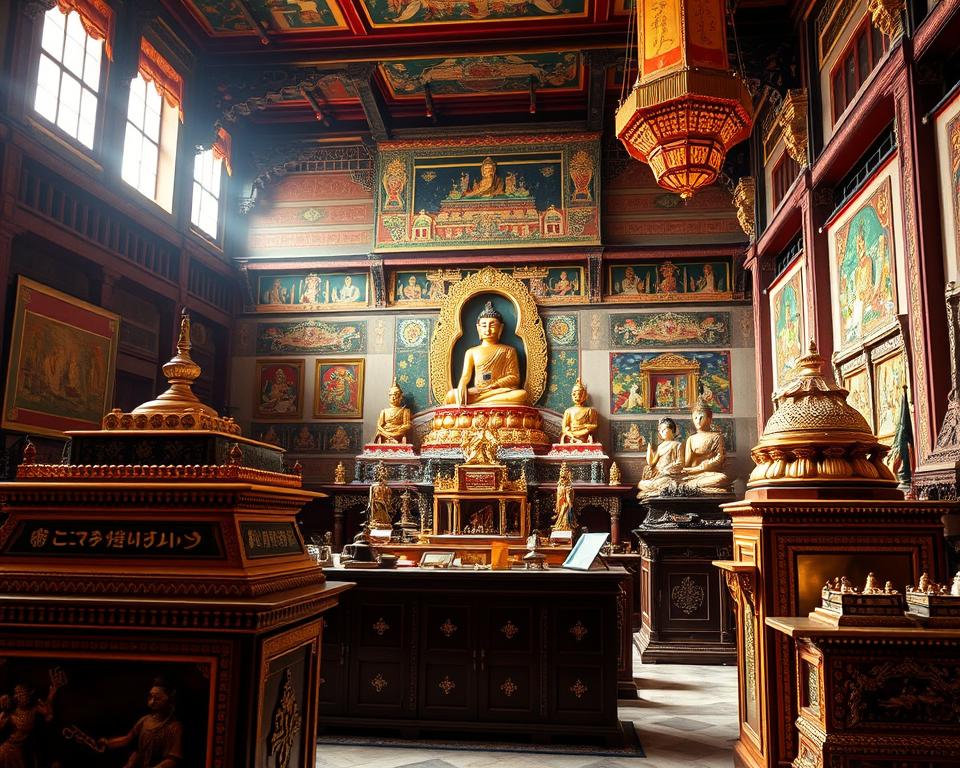 Buddhistische Reliquien im Potala-Palast