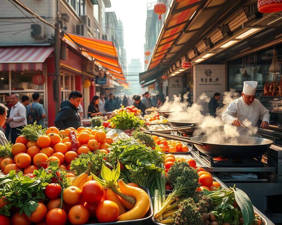 Changsha Straßenmarkt Spezialitäten