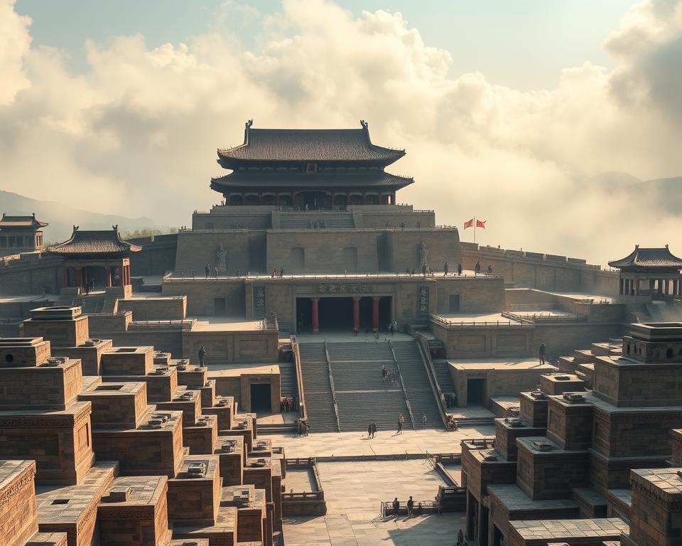 Grabarchitektur des Qin Shihuangdi Mausoleums