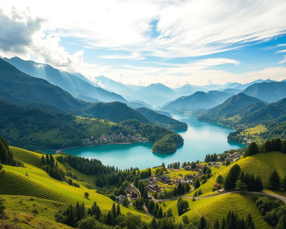 Hubei Geografie Landschaft