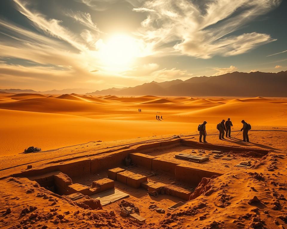 Taklamakan Archäologie Ausgrabungsstätte