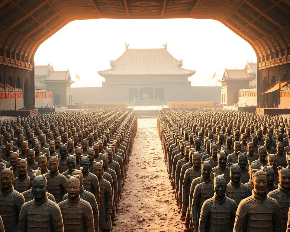 Terrakotta-Armee des Qin-Mausoleum