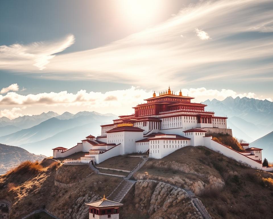 Weißer und Roter Palast in Lhasa