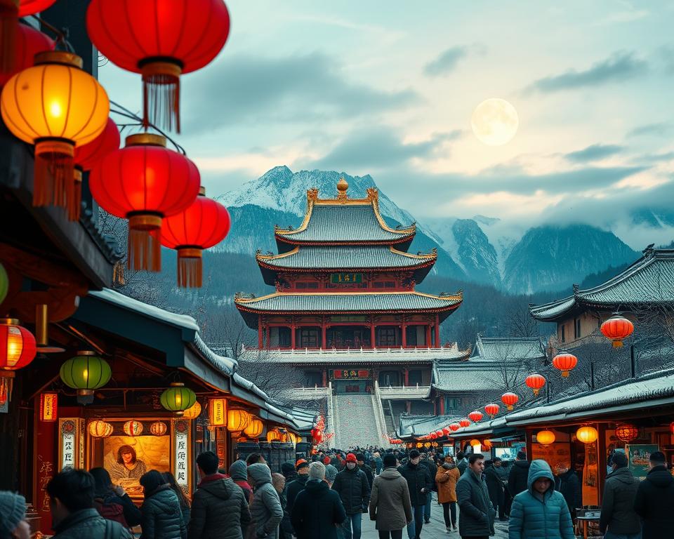 Winterfeierlichkeiten China