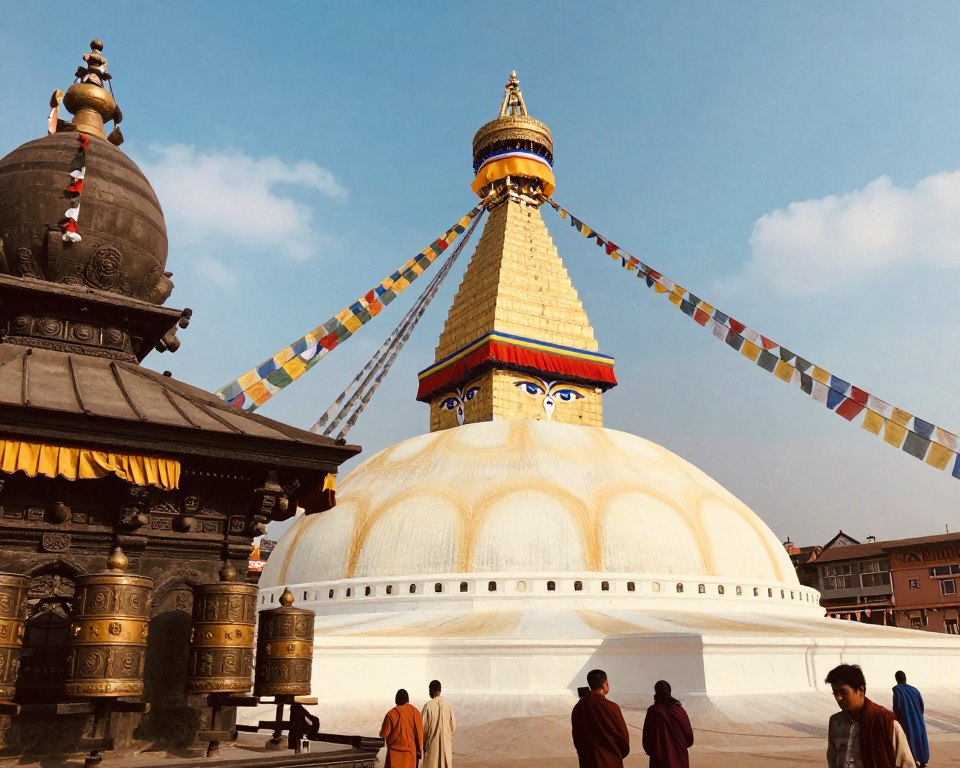 Boudhanath Stupa in Kathmandu Boudhanath Stupa in Kathmandu