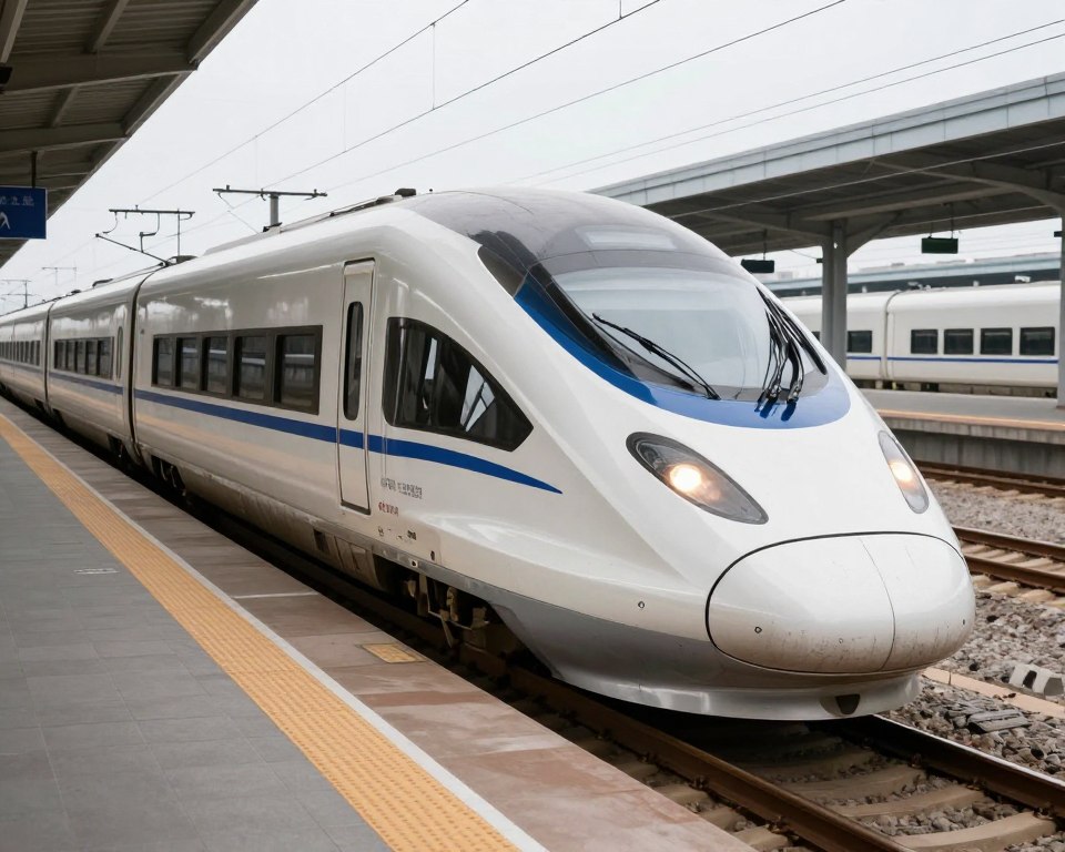 Transport in China Hochgeschwindigkeitszug