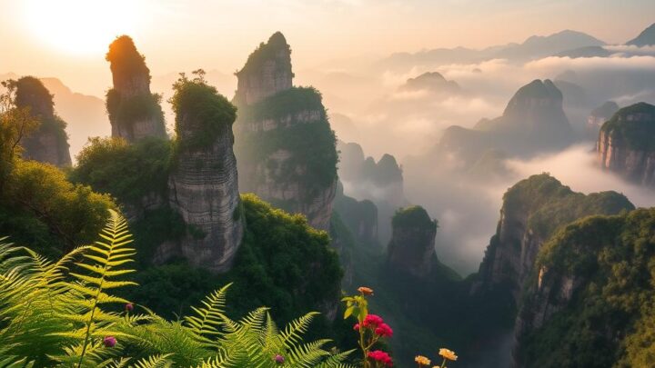 Magie von China Zhangjiajie